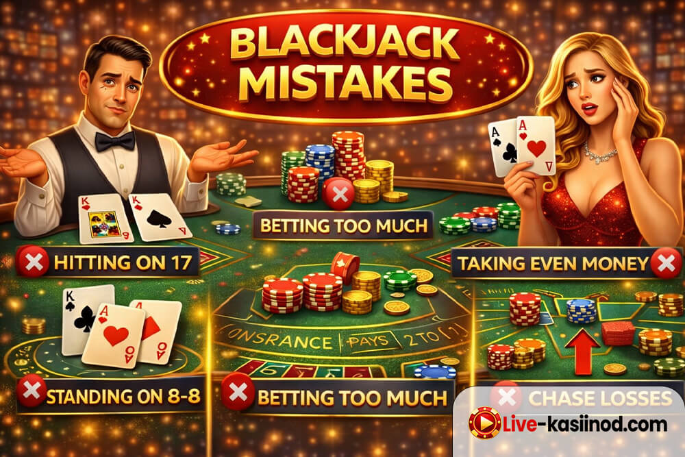 Levinud vead blackjackis