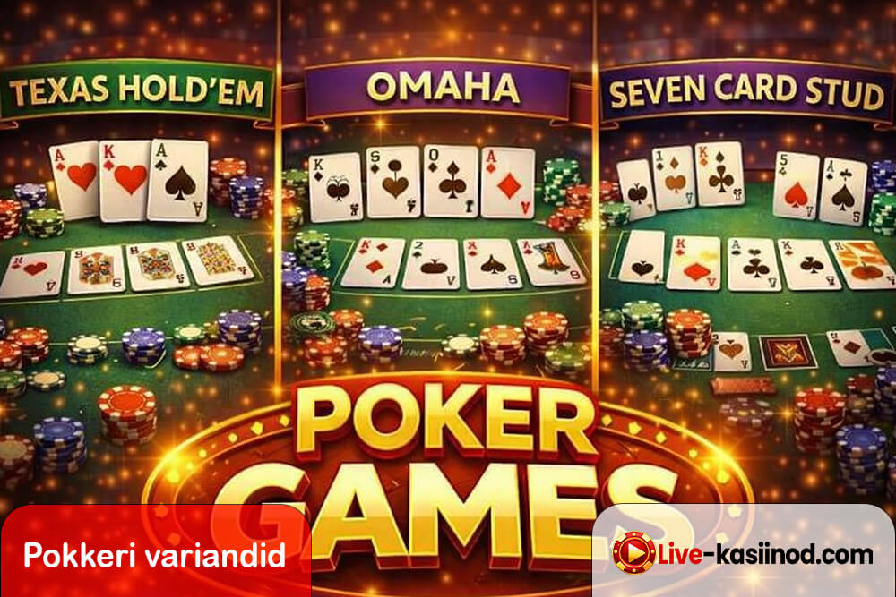 Levinud pokkerivariandid