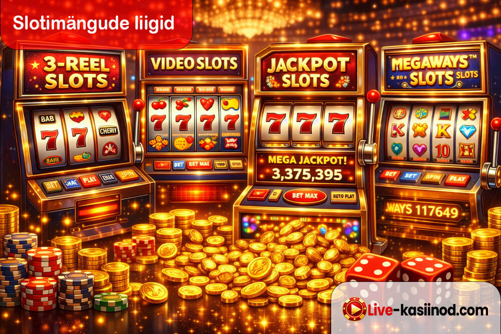 Millised on peamised slotimängude liigid