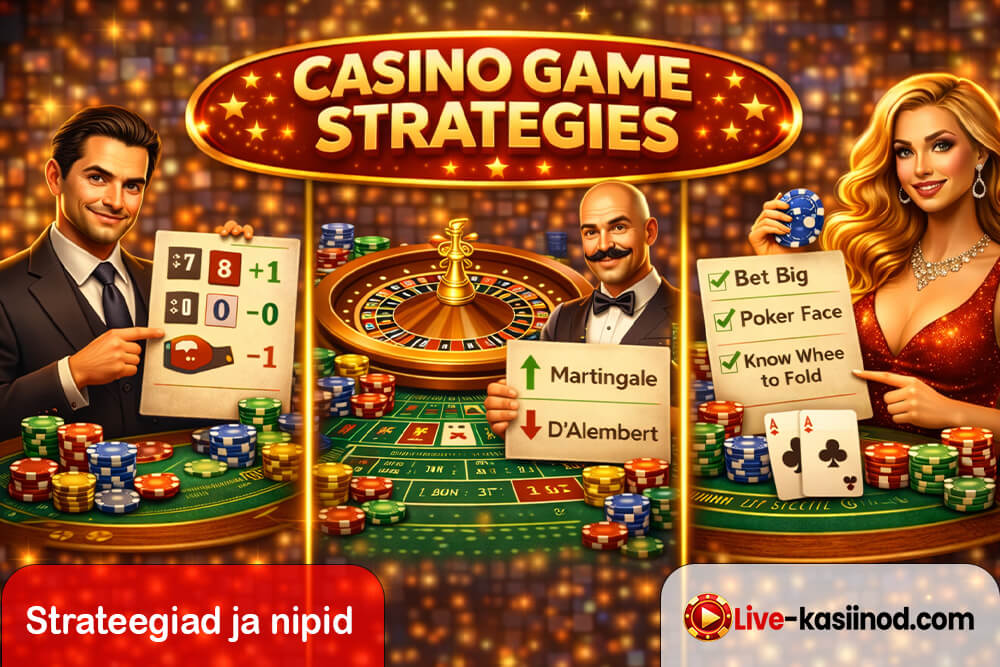 Kasiino hasartmängud ja nende strateegiad